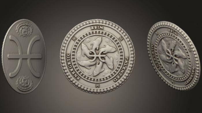 Coins (MN_0050) 3D model for CNC machine